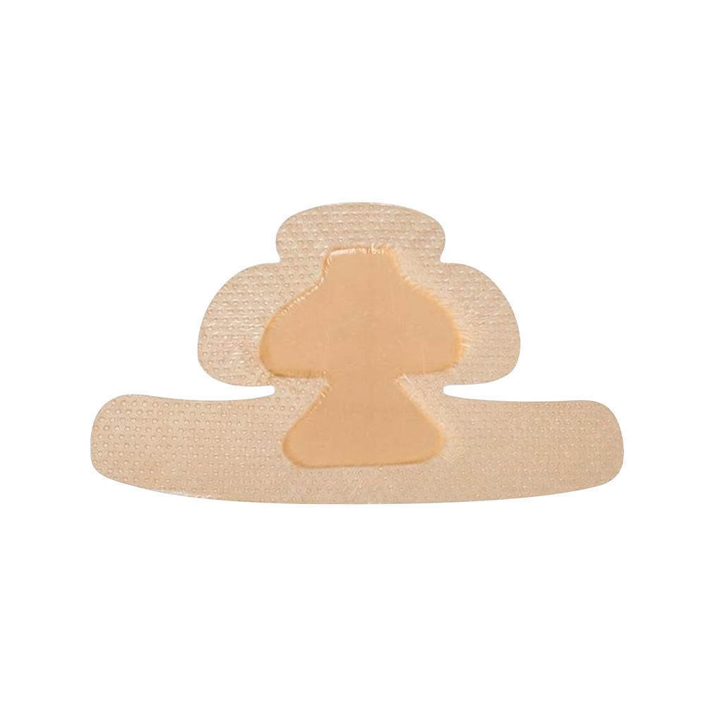 Silicone Bordered Foam Dressing na Hugis Takong