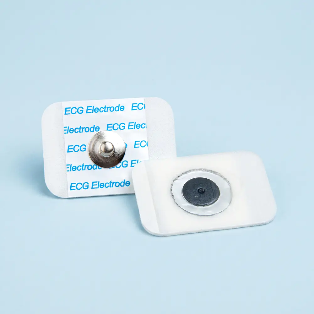 25*35mm Disposable Foam Snap ECG Electrode para sa Pang-adultong Pagsubaybay sa ECG
