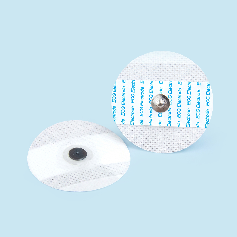 Φ50mm Disposable Round Non-woven ECG Electrodes para sa Pagsubaybay ng Pasyente