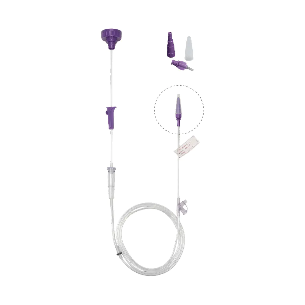 Disposable Enteral Feeding Screw Cap Infusion Set