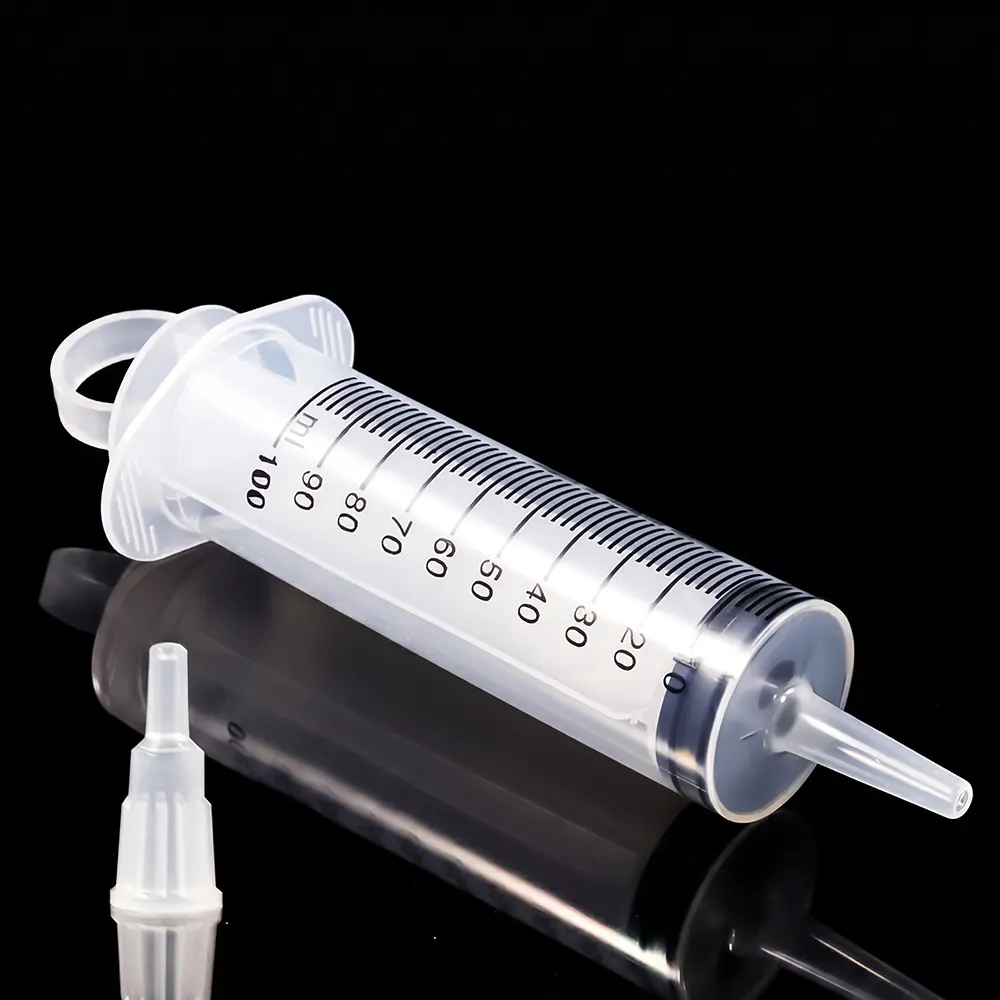 Ring Pull Feeding Syringe na may Transfer Adapter