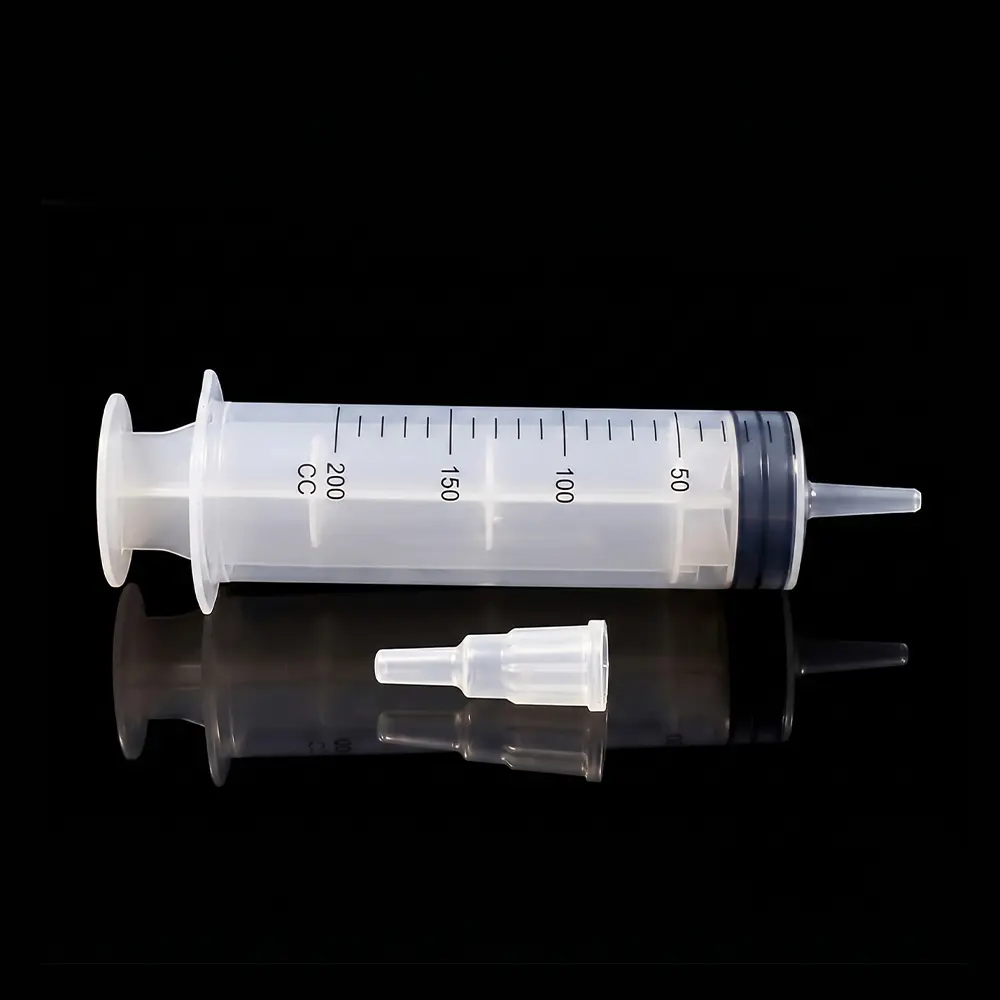 Malaking Kapasidad na Hand Push Feeding Syringe na may Adapter