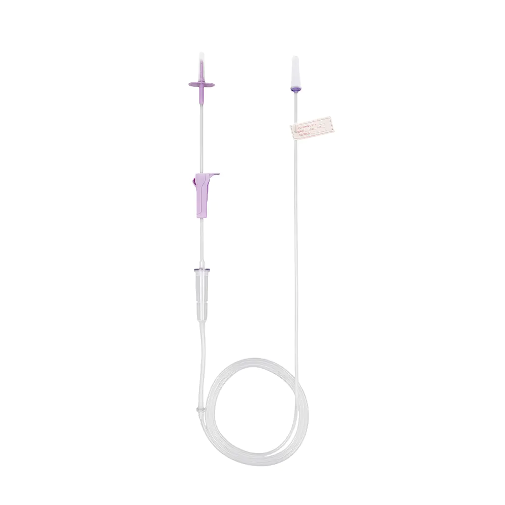 Sterile Tube Feeding Infusion Line na may Spike